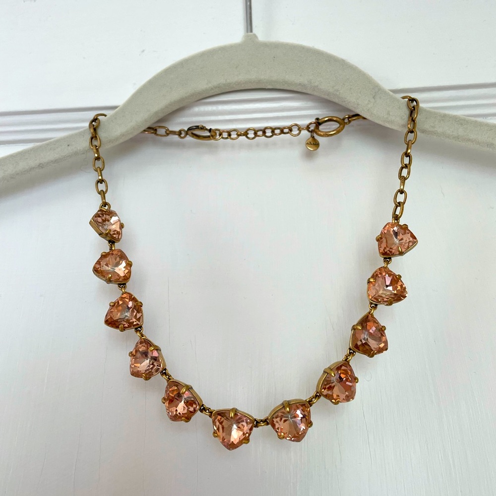 Stella & Dot Pink Jewel Necklace